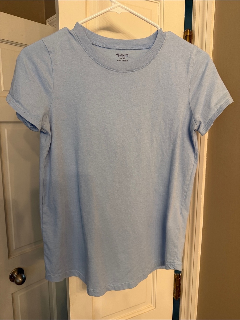 Madewell Pale Blue Crewneck T-Shirt